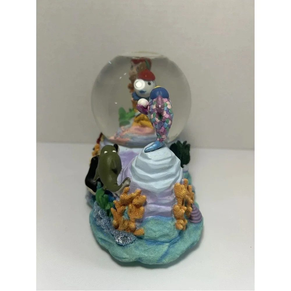 San Francisco Music Box Co Rainbow Fish Baseball Snow Globe Take Me Out Ballgame